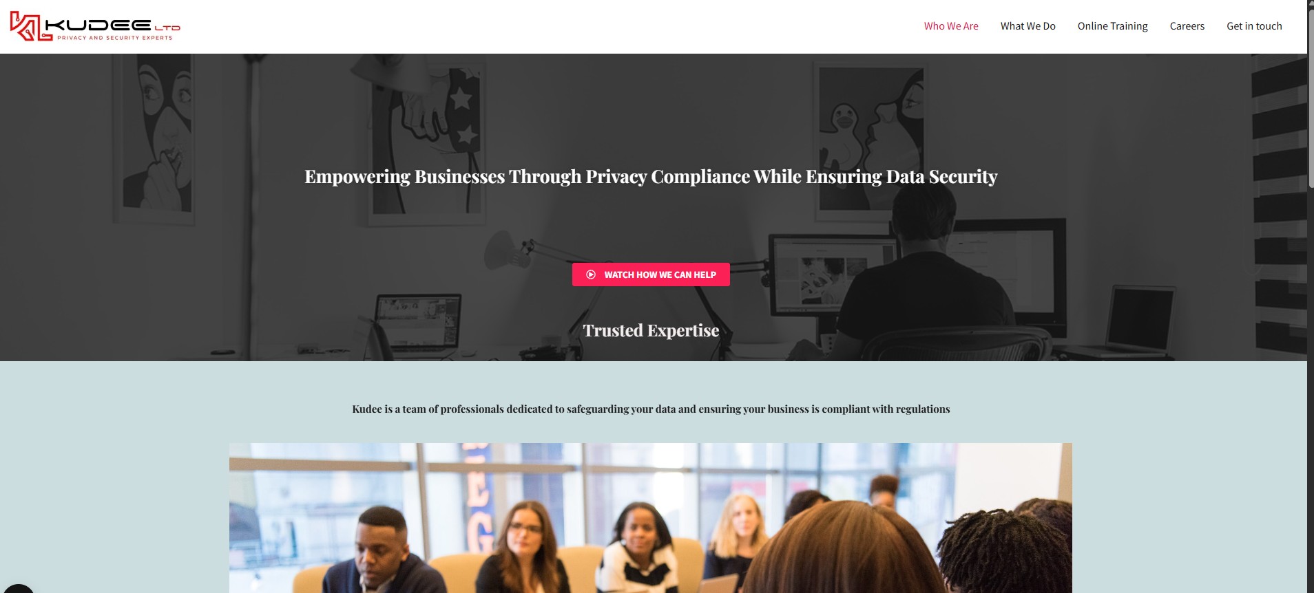 Kudee Ltd website screenshot