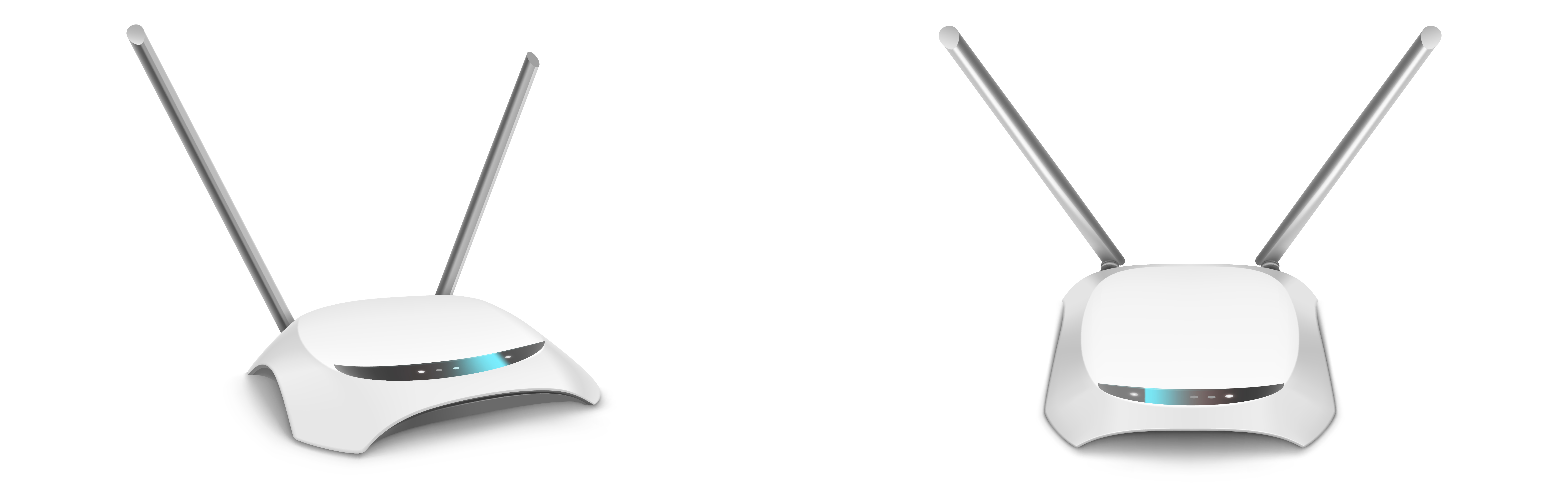 Typical Wi-Fi extender device plugged into a wall socket