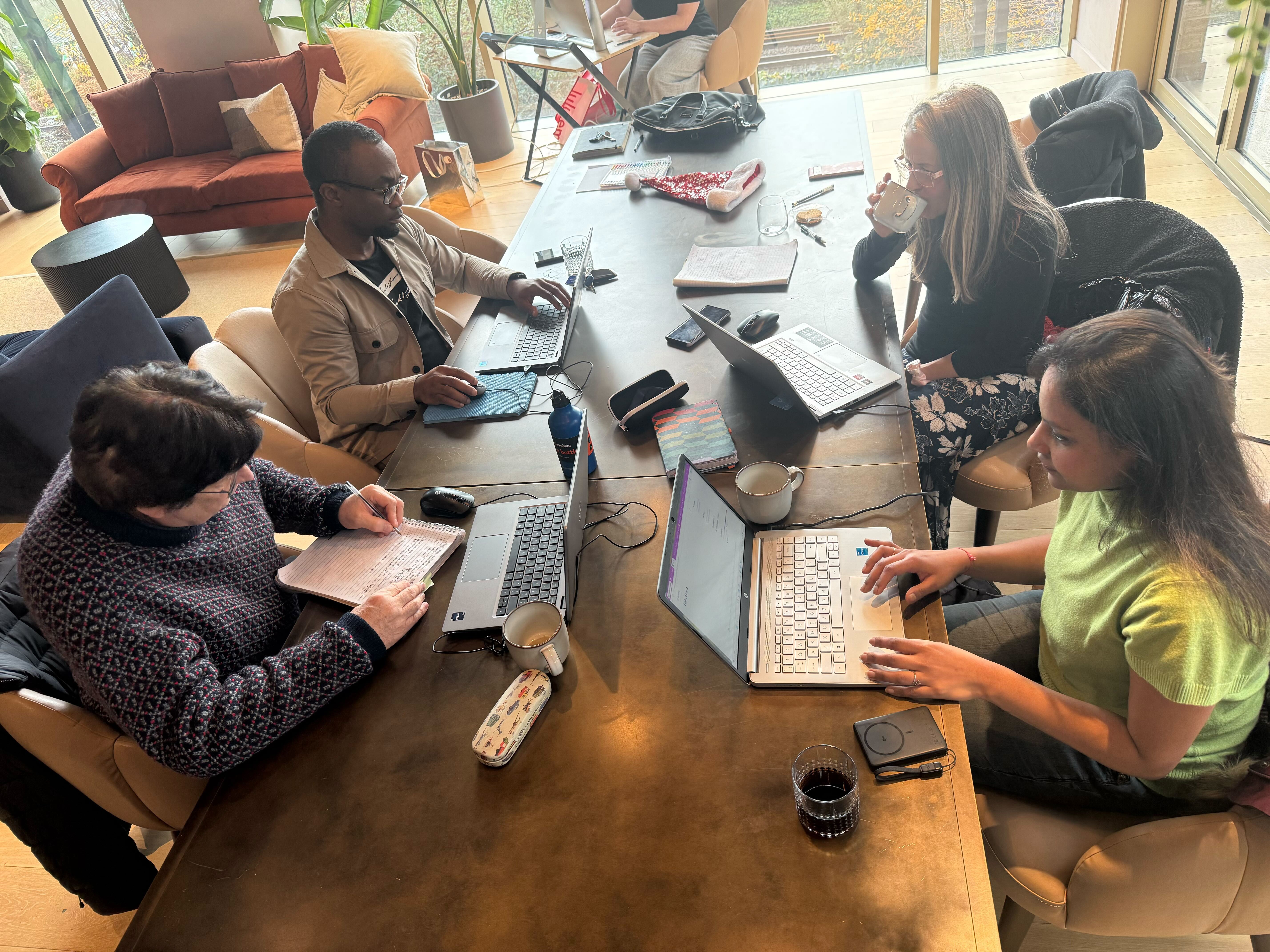 Modern UK home office workspace